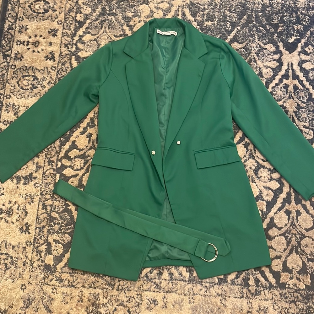 Green blazer